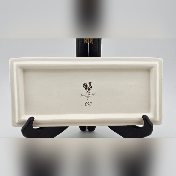 Sascha Brastoff Golden Gilt Gold Horse Ceramic Jewelry Trinket Box Tray Lid MCM - Picture 6 of 12